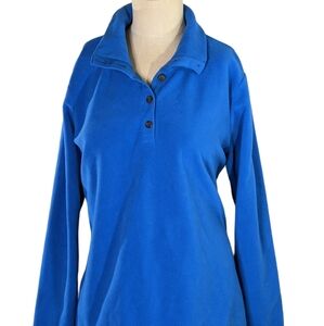 Land's End Blue Fleece , Size 18/20, EUC